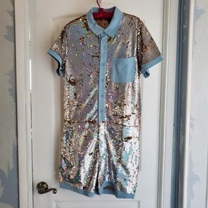 Mad Engine Sequin Romper